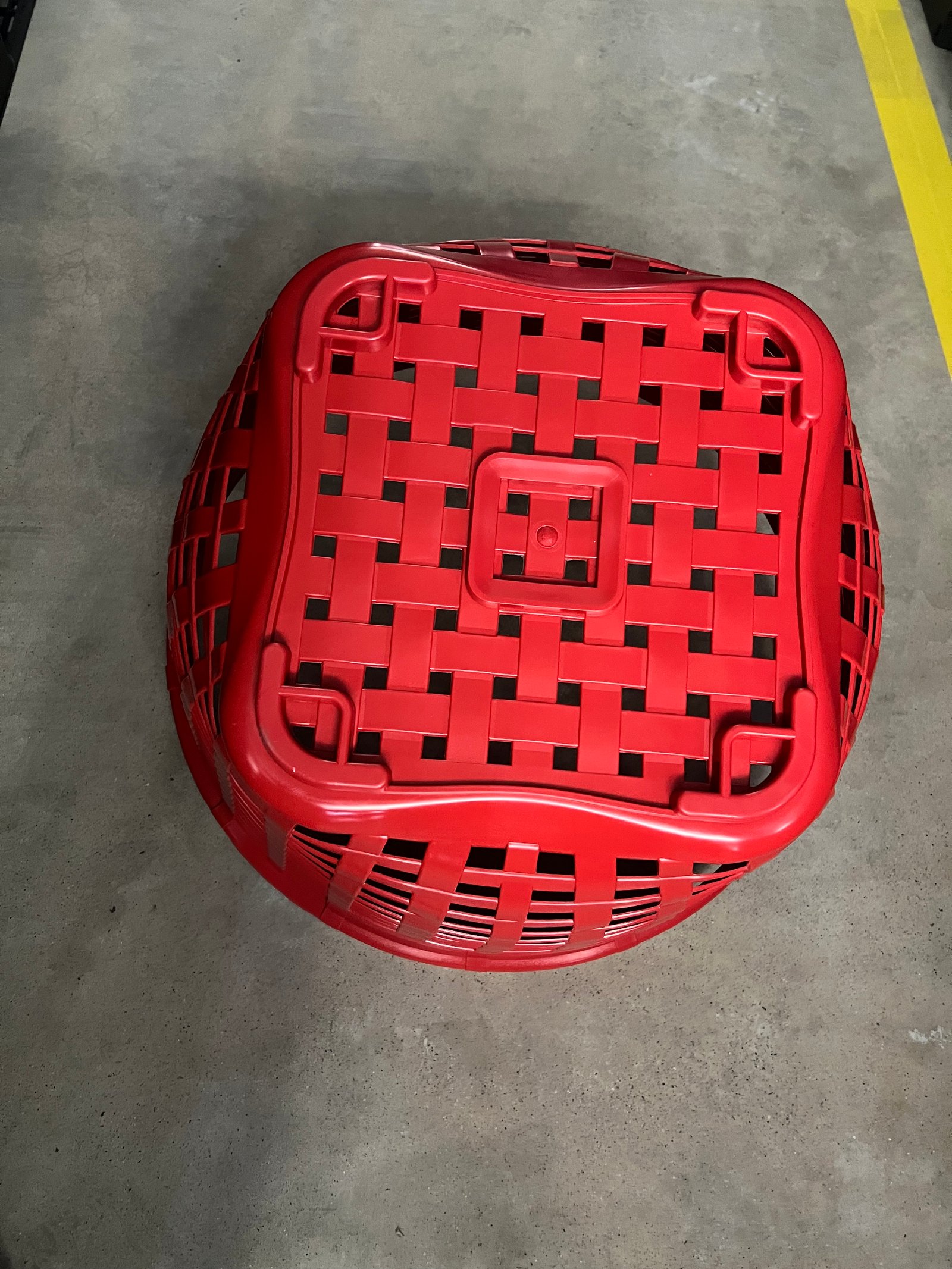 榴莲专用采摘塑料筐 660x460mm 红色